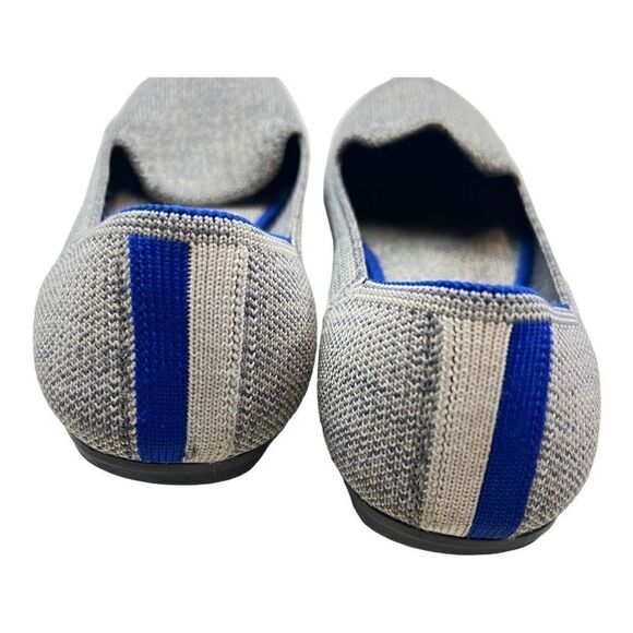 Rothy's Loafer Flat Shoes Women's 7 Heather Grey Slip-On Round Toe Low Top - Picture 2 of 11